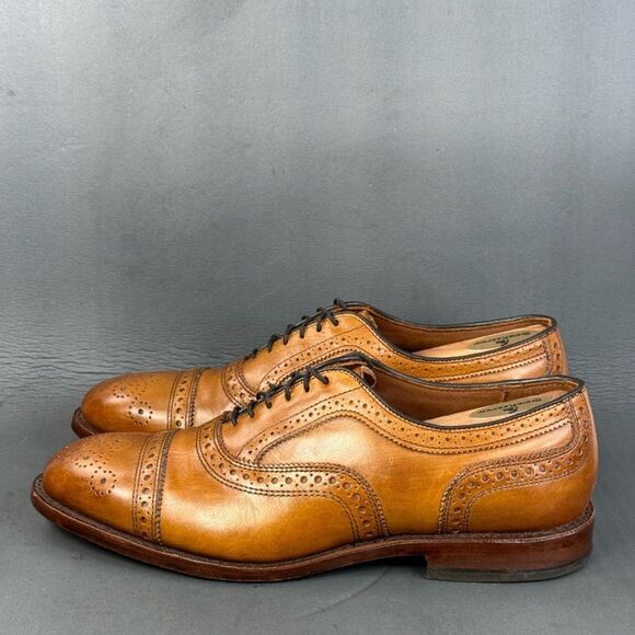 Allen Edmonds Strand Cap-toe Oxford Dress Shoes walnut brown men’s size 8 - Picture 3 of 10